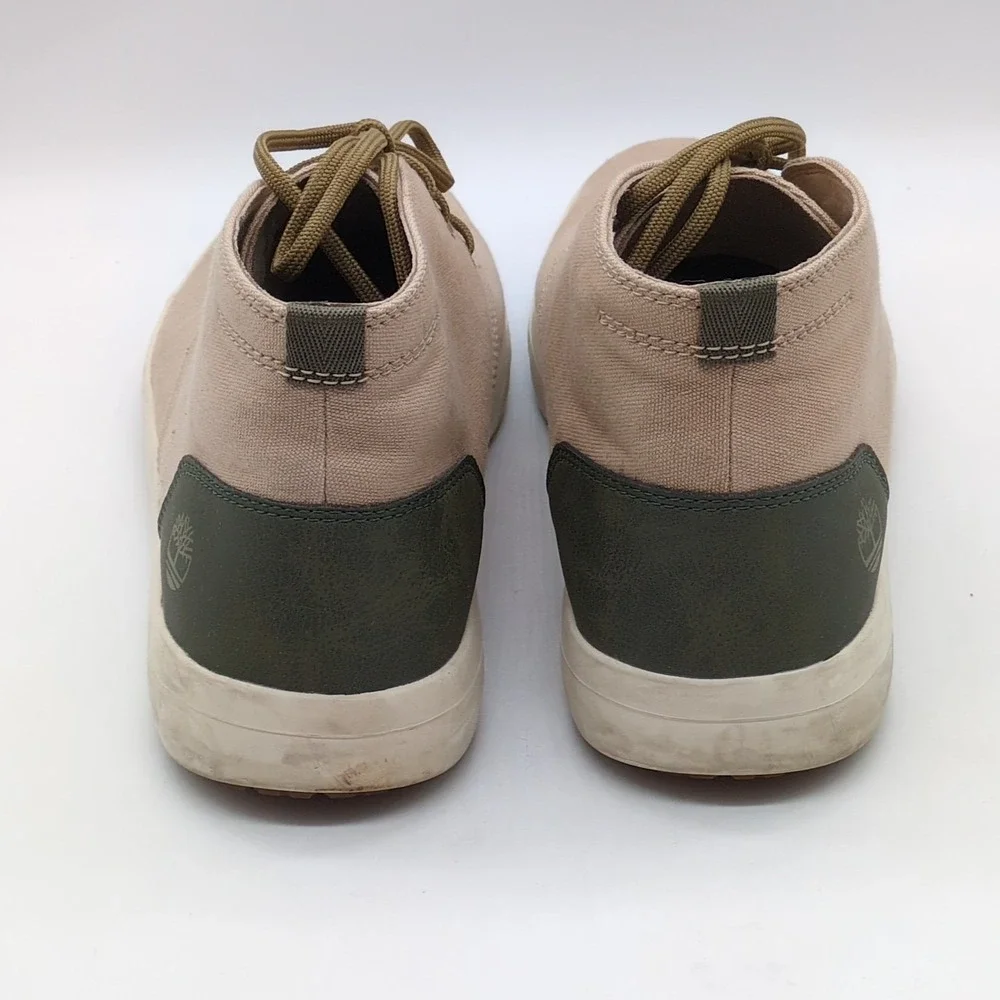 Timberland Shoes‎ Mens Earthkeepers Beige 12 Chukka Boots Tencel Travel  A5846